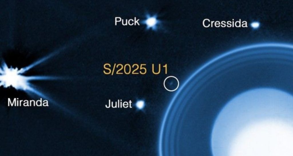 El telescopio James Webb descubre una nueva luna de 10 km orbitando Urano