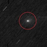Imagen de 3IATLAS tomada por Exomars/ ESA en su paso más cercano a Marte.