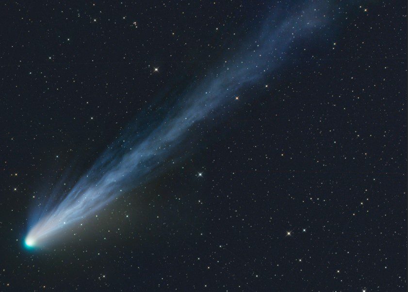 Cometa 12P/Pons-Brooks el 02 de abril de 2024 desde Martinsberg (Austria). Imagen: Gerald Rhemann*