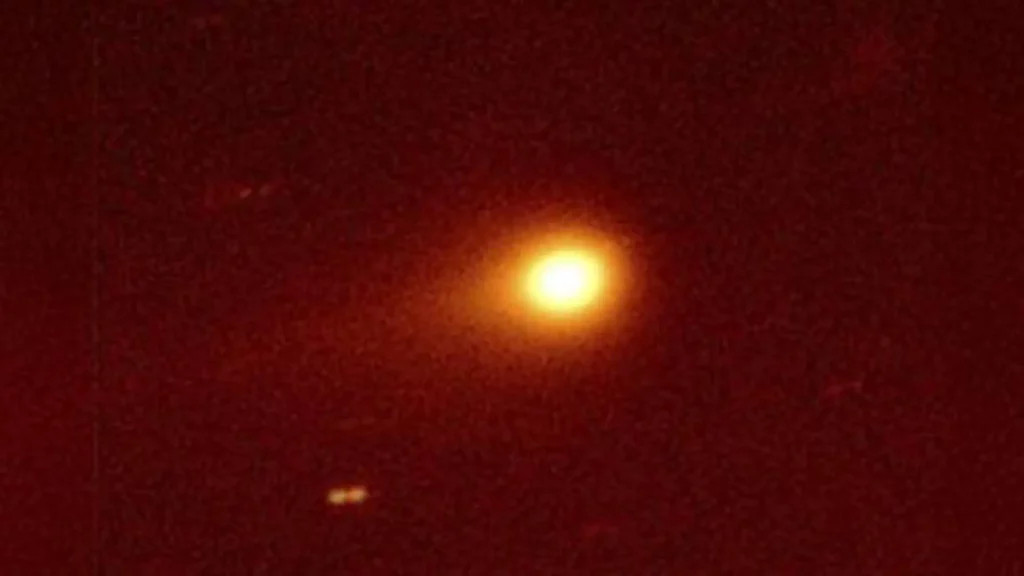 La última fotografía oficial de la NASA del 3I/ATLAS, cometa interestelar, se remonta al 27 de agosto de 2025. NASA.
