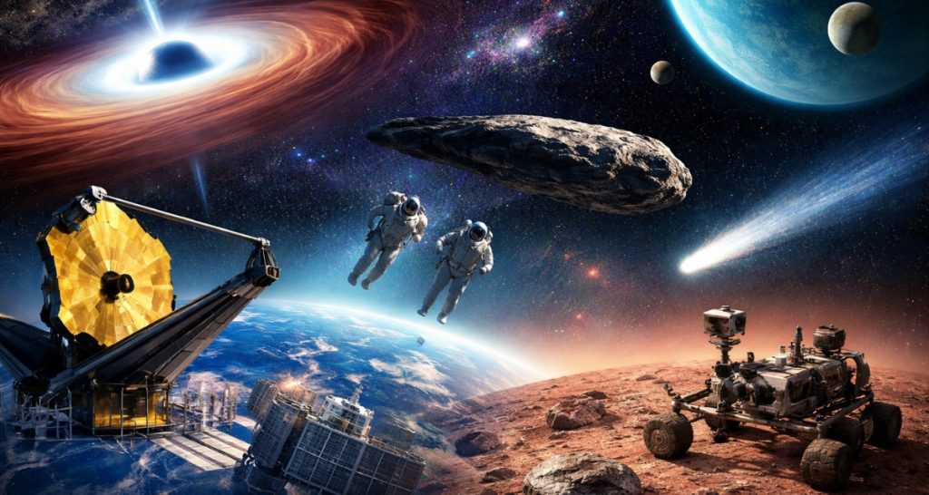 Los 10 acontecimientos más importantes de la astronomía y la ciencia espacial en 2025